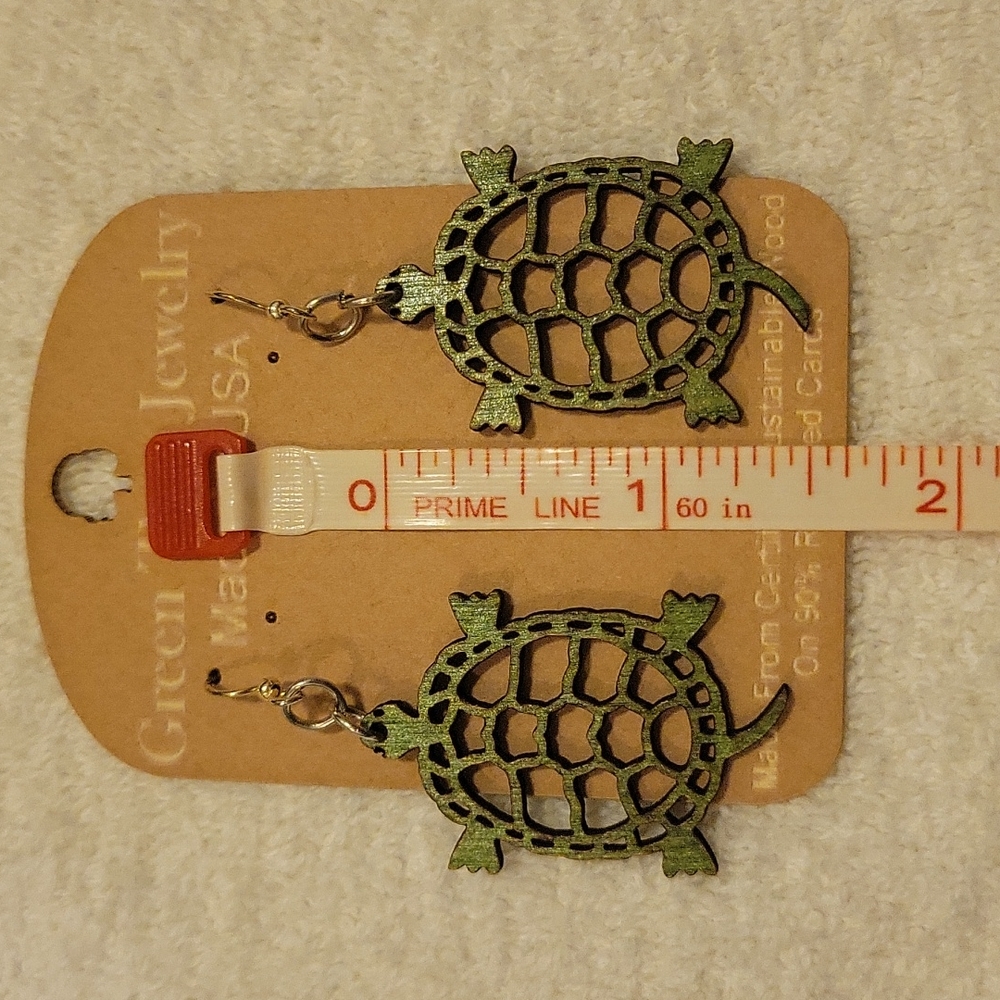 Turtle Earring - Picture 4 of 6